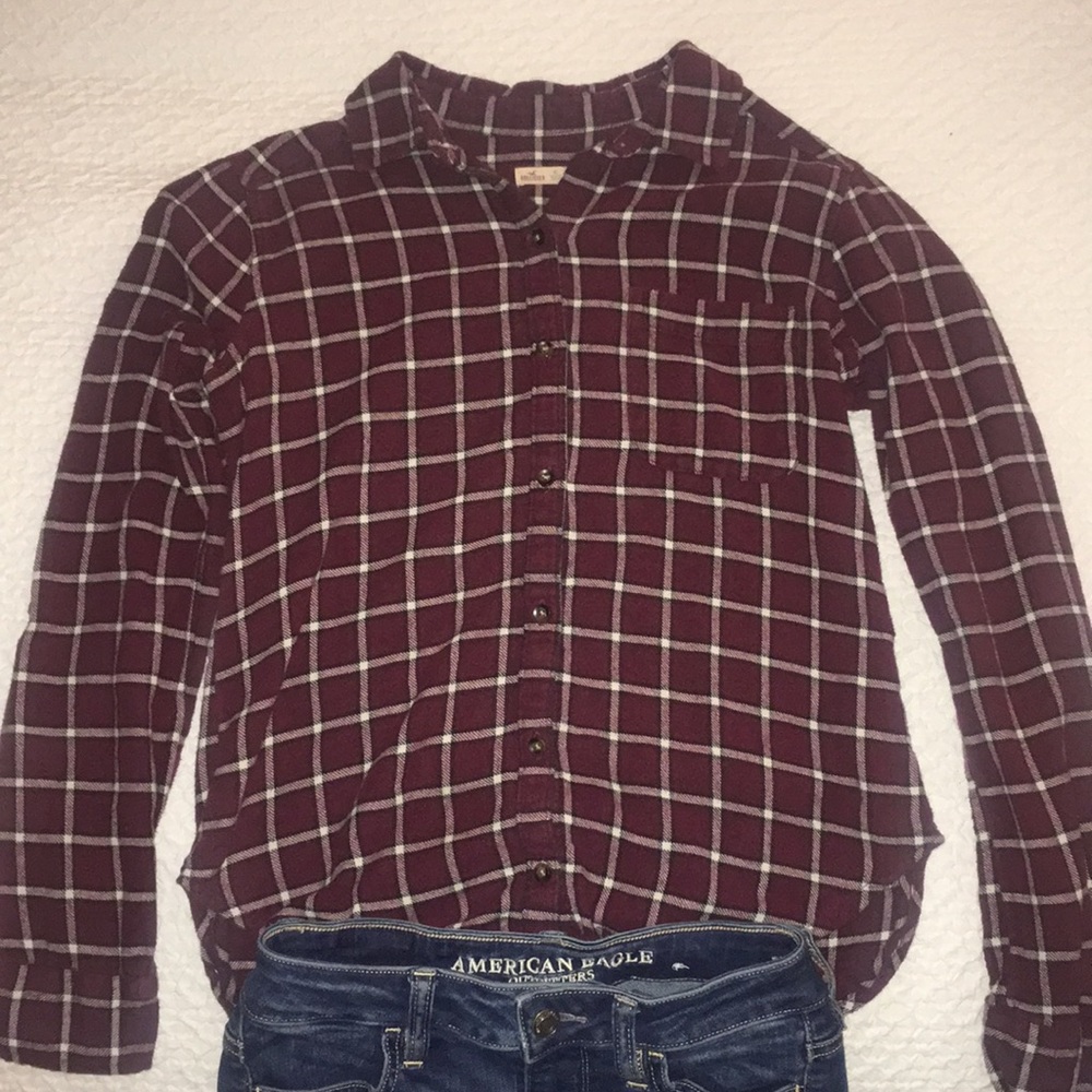 Hollister plaid flannel